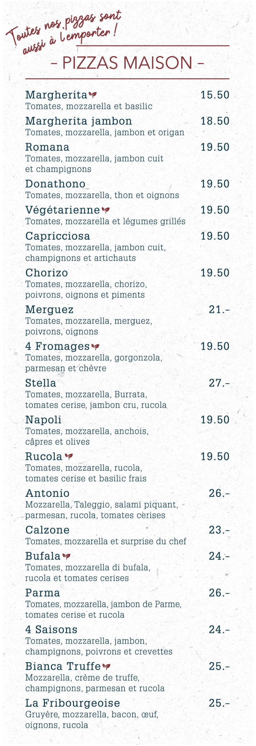 pizzas